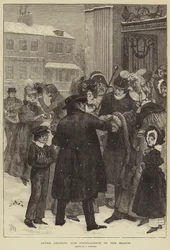 Nach der Kirche, die Komplimente der Saison